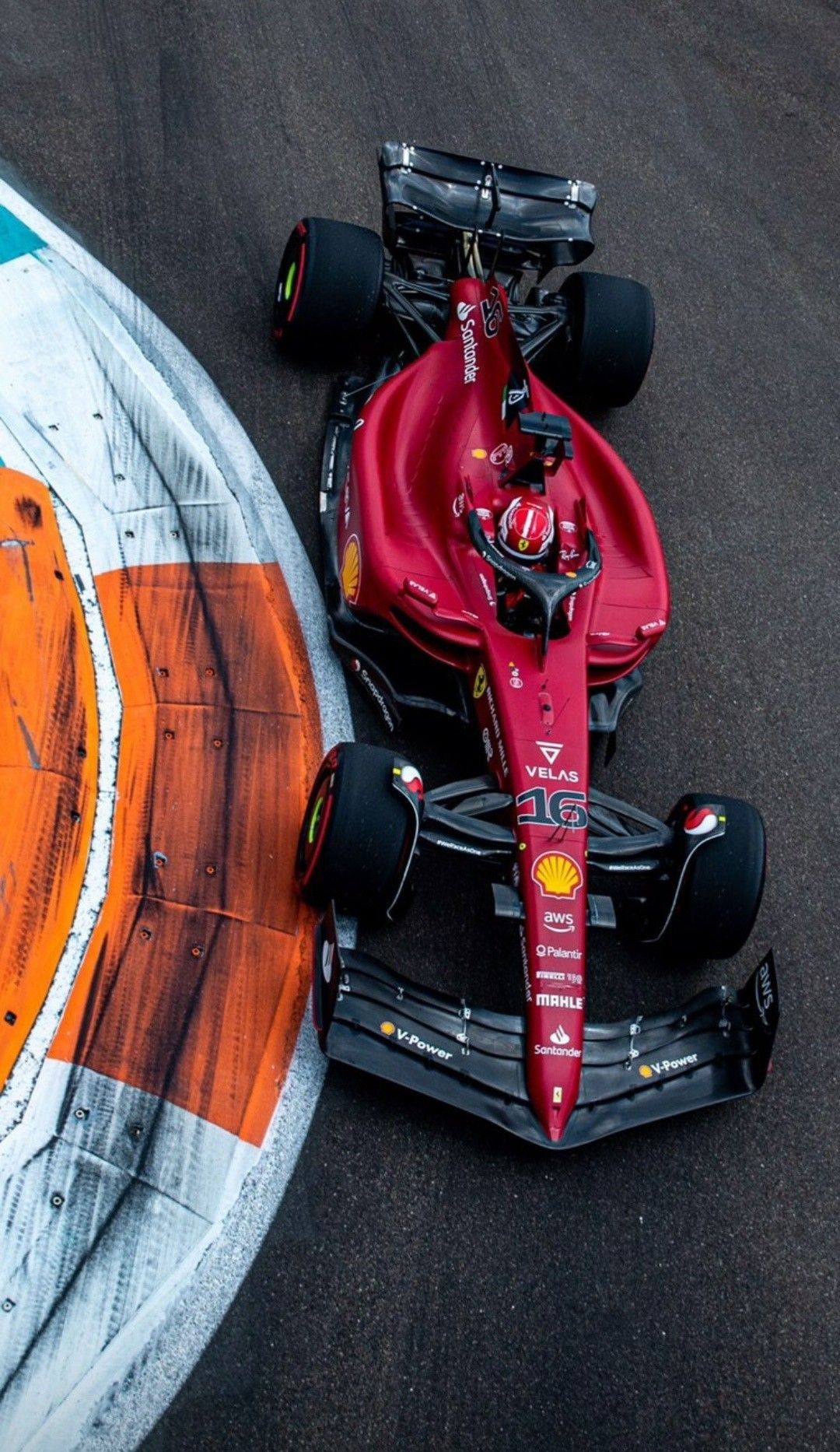 Ferrari F1 75 iPhone wallpaper 1080x1866