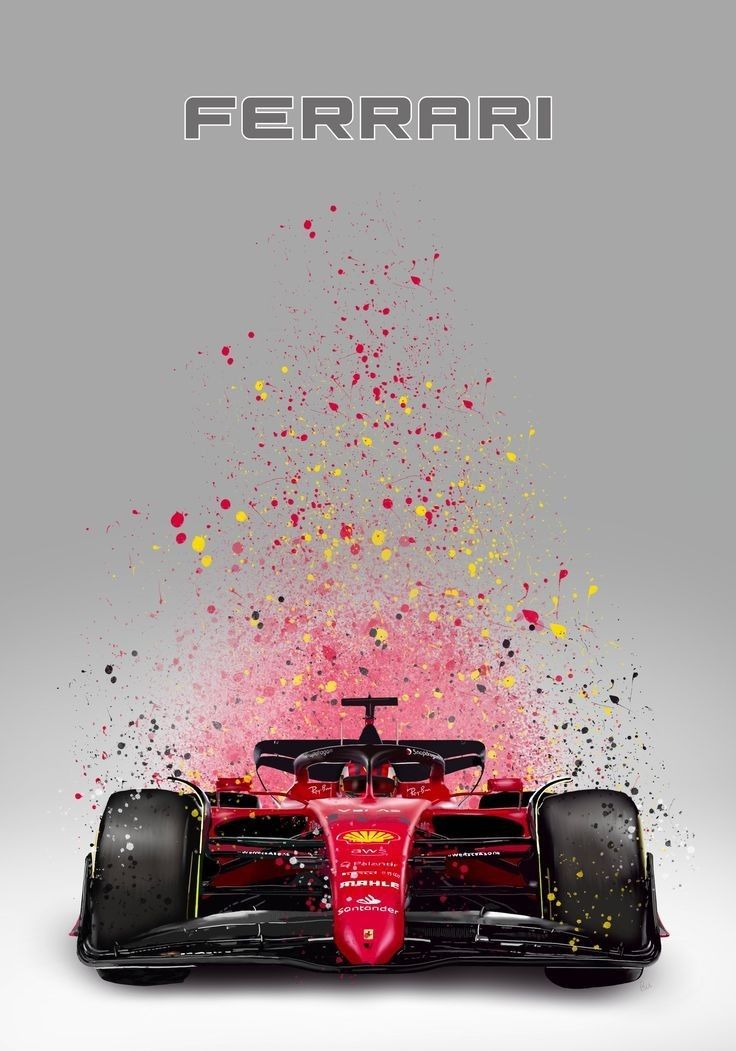 Ferrari F1 75 iPhone wallpaper ultra HD - close-up 736x1051