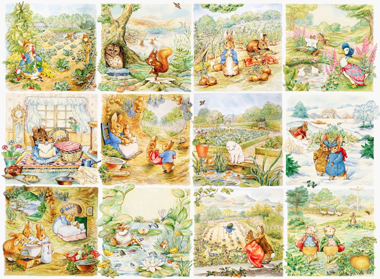 Free Beatrix Potter art wallpaper 1280x941