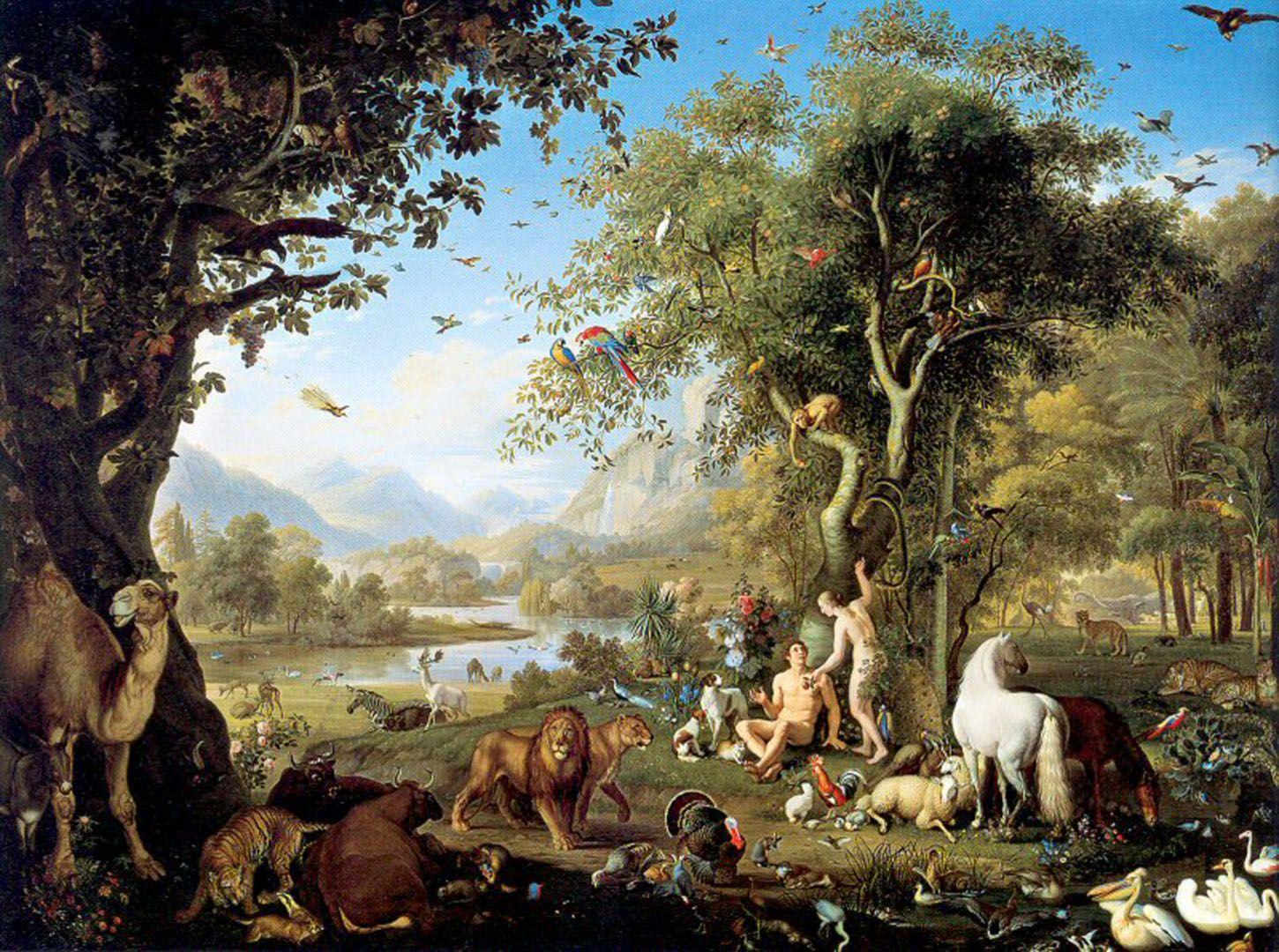 Aux Abris Garden of Eden Wallpaper 1450x1080