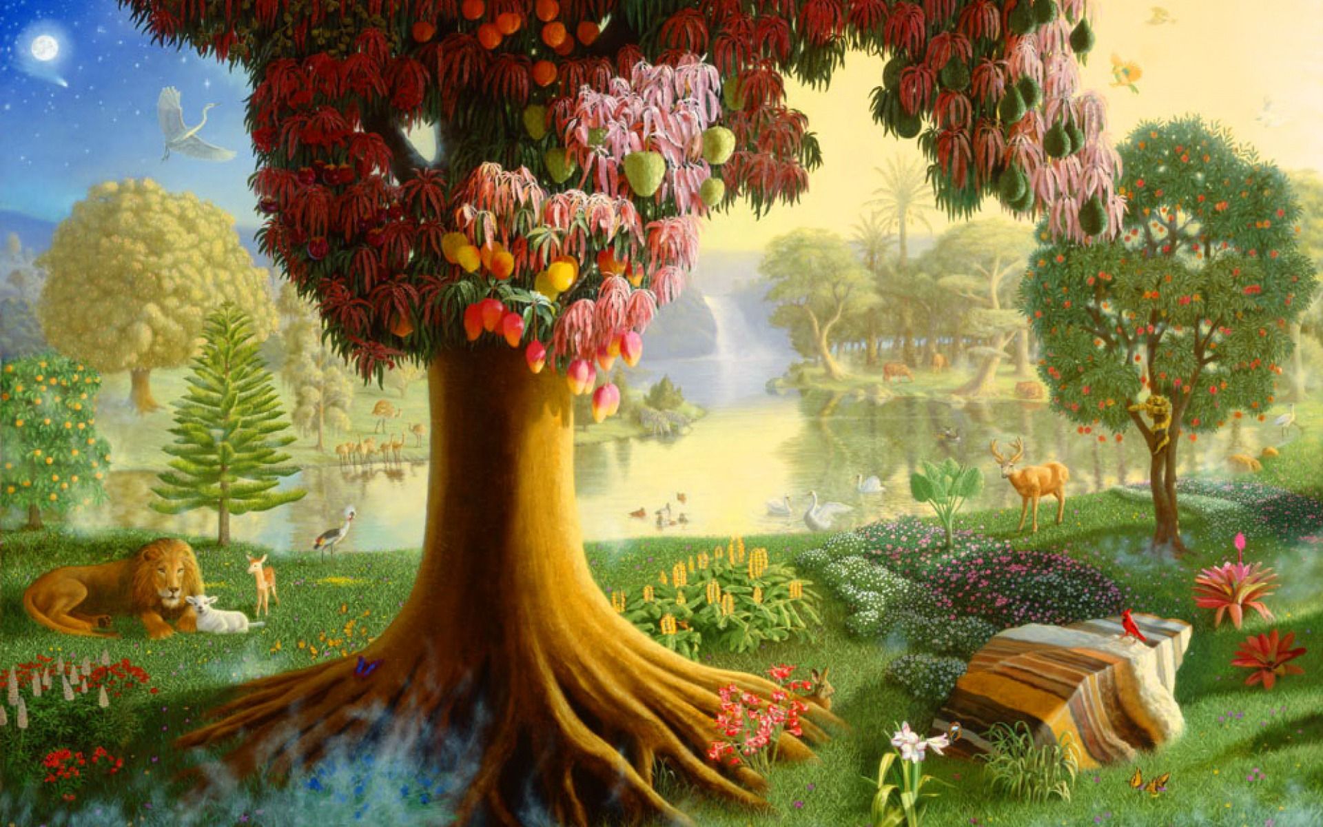 Garden of Eden Desktop Wallpaper 1920x1200