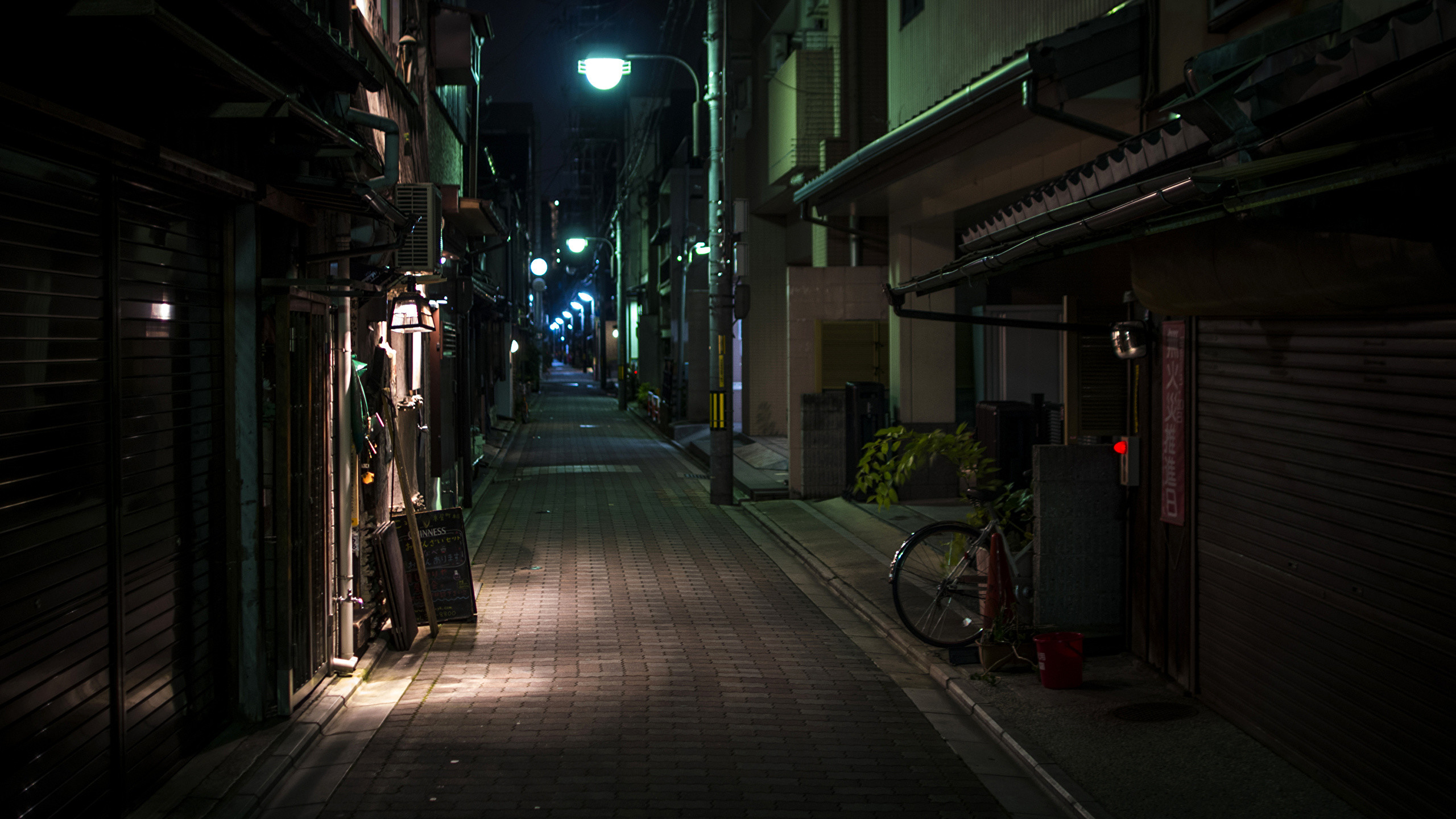 Kyoto Night City Wallpaper HD 2560x1440