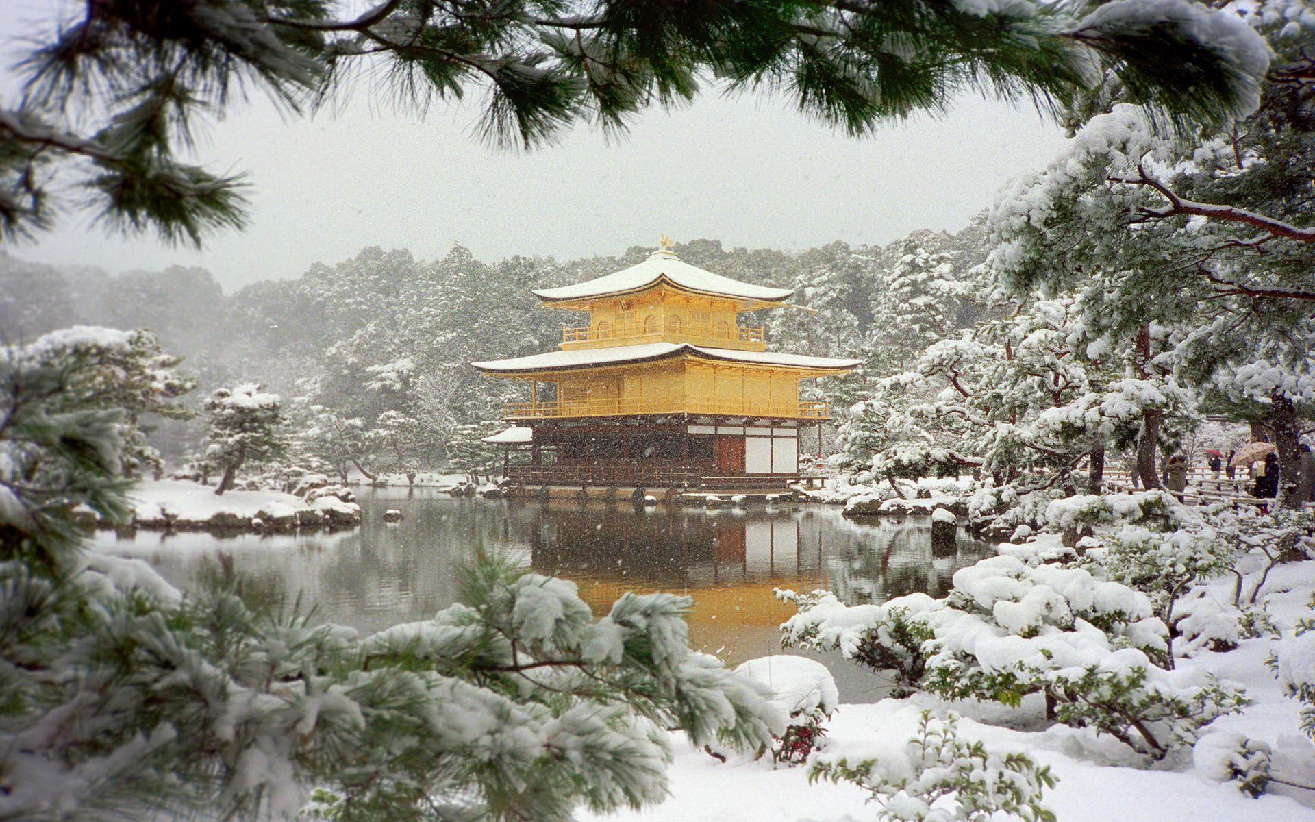 Kyoto Snow Wallpaper 1920x1200