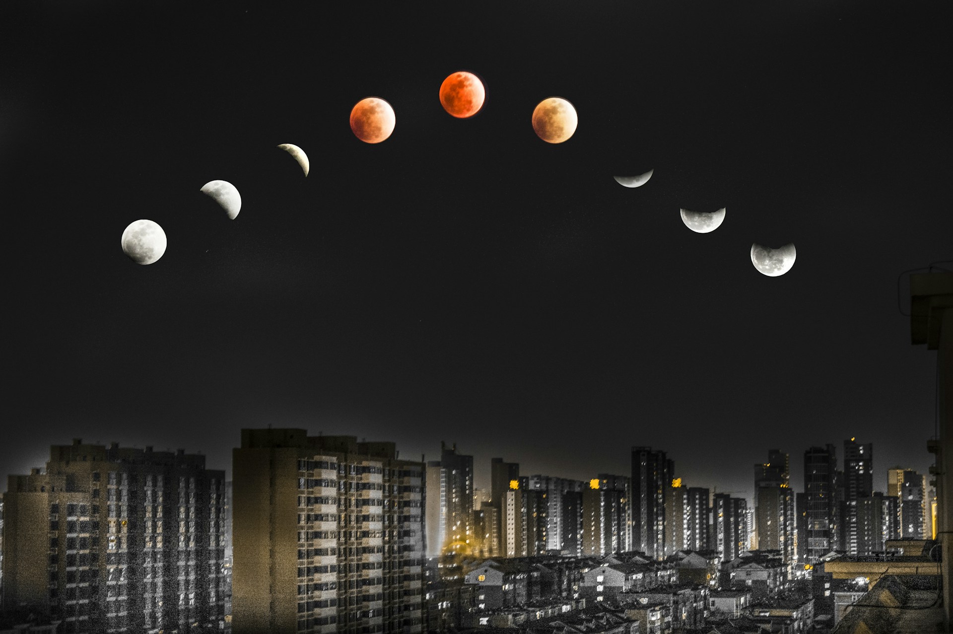 Moon Phases Background Wallpaper 1920x1277