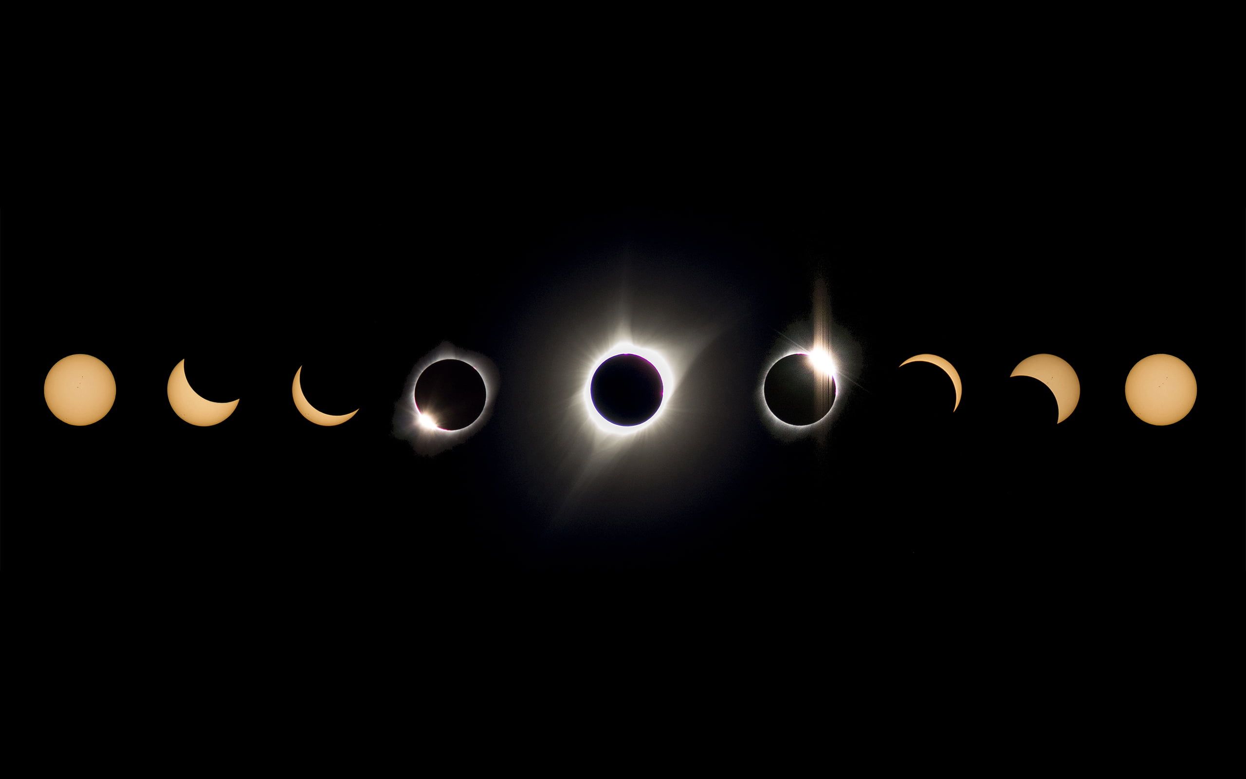 Phases of Moon HD Images 2560x1600