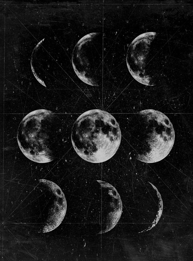 Phases of the Moon Pictures With Labels 785x1058