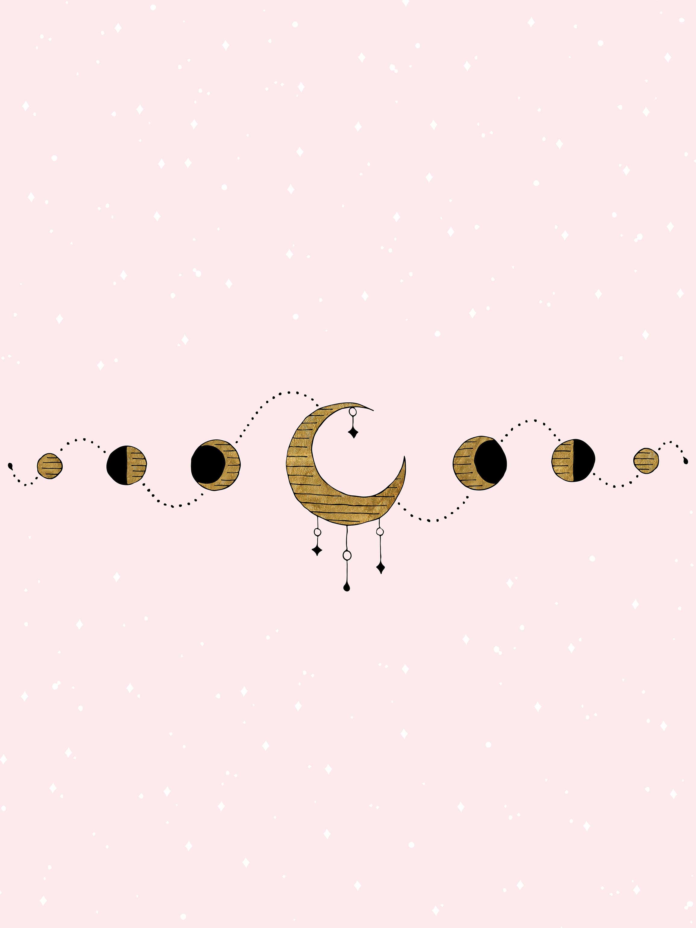 Phases of the Moon Wall Art 2310x3079