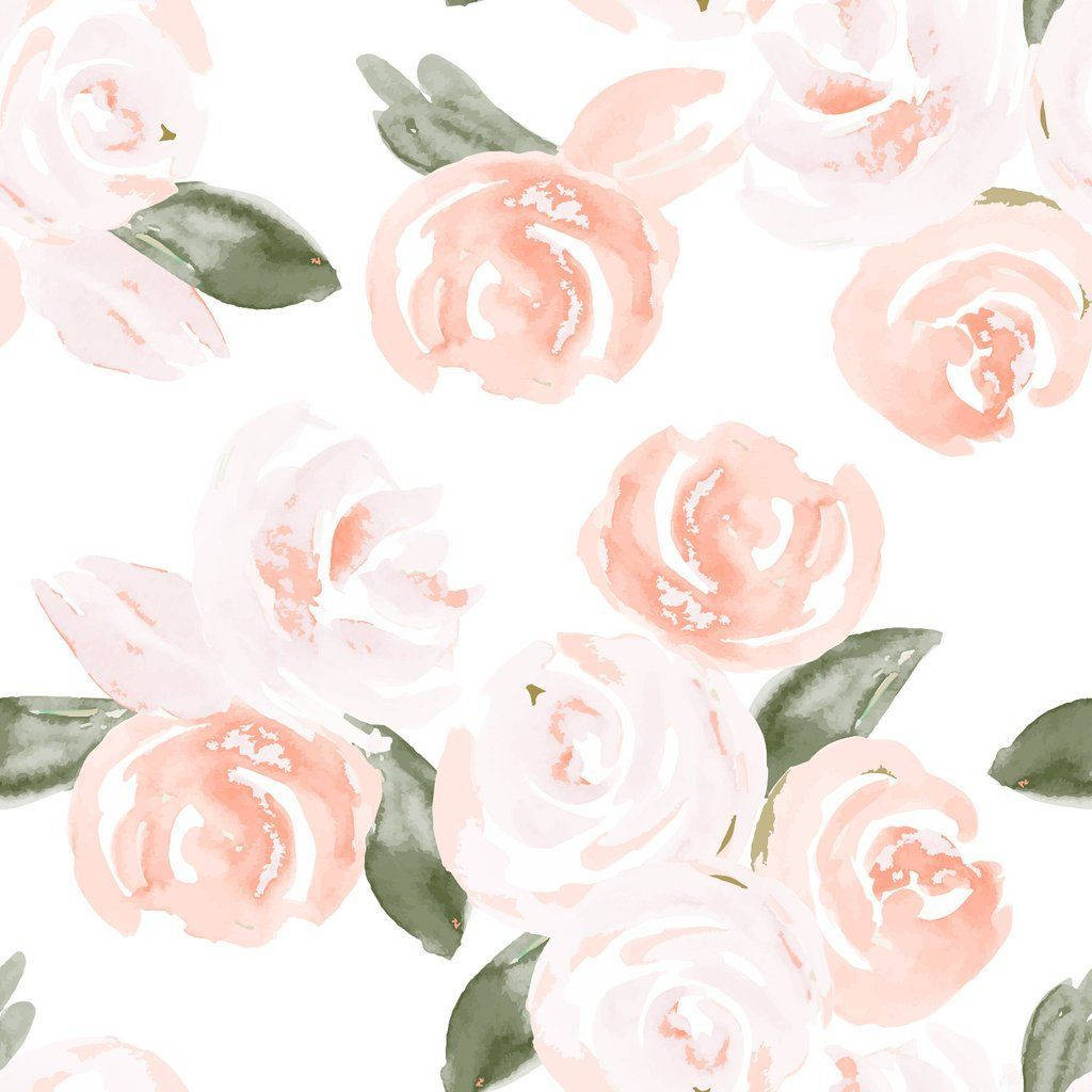 Pink Boho Flower Wallpaper 1024x1024