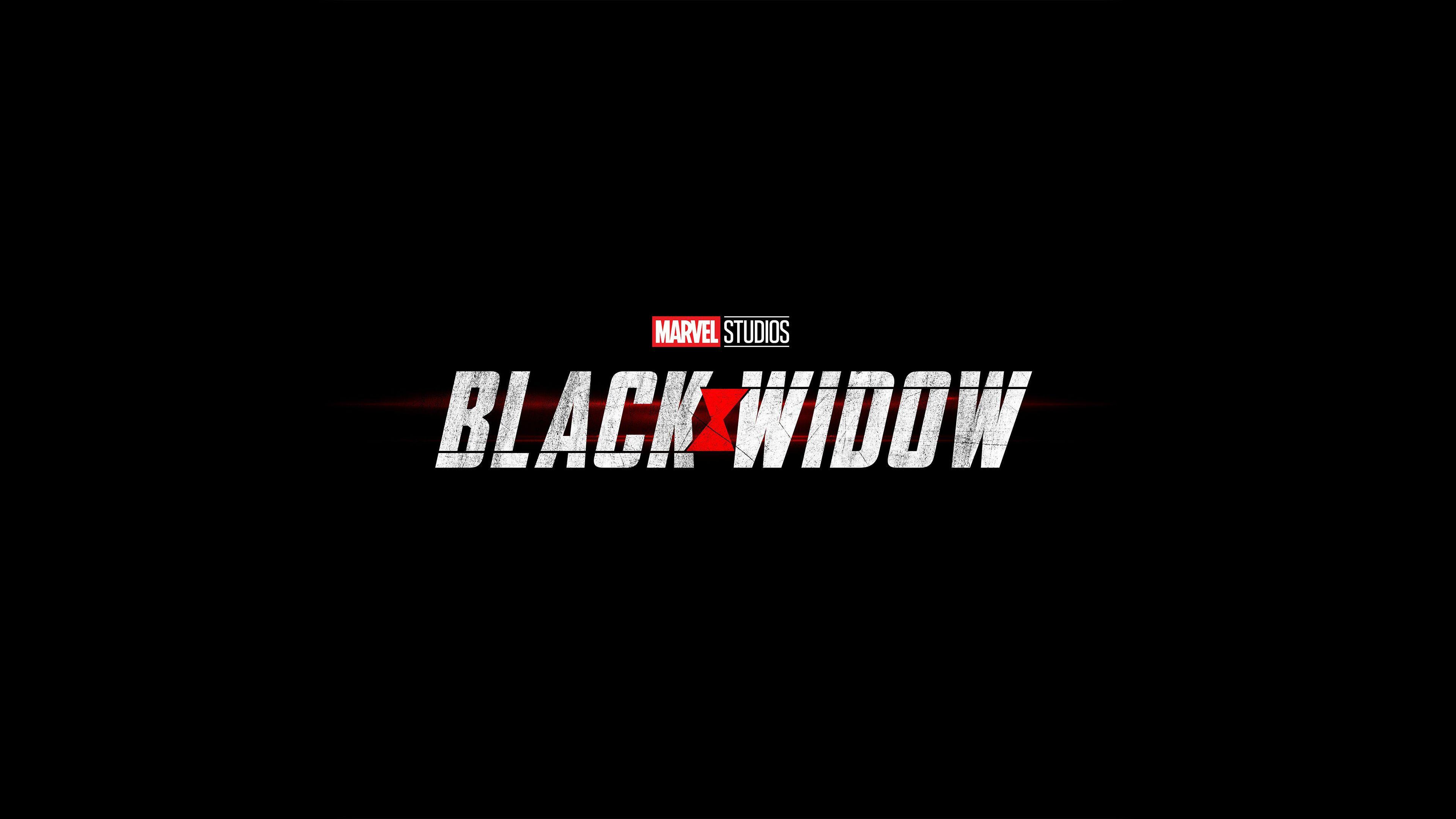 Black Widow Logo Wallpaper 3840x2160