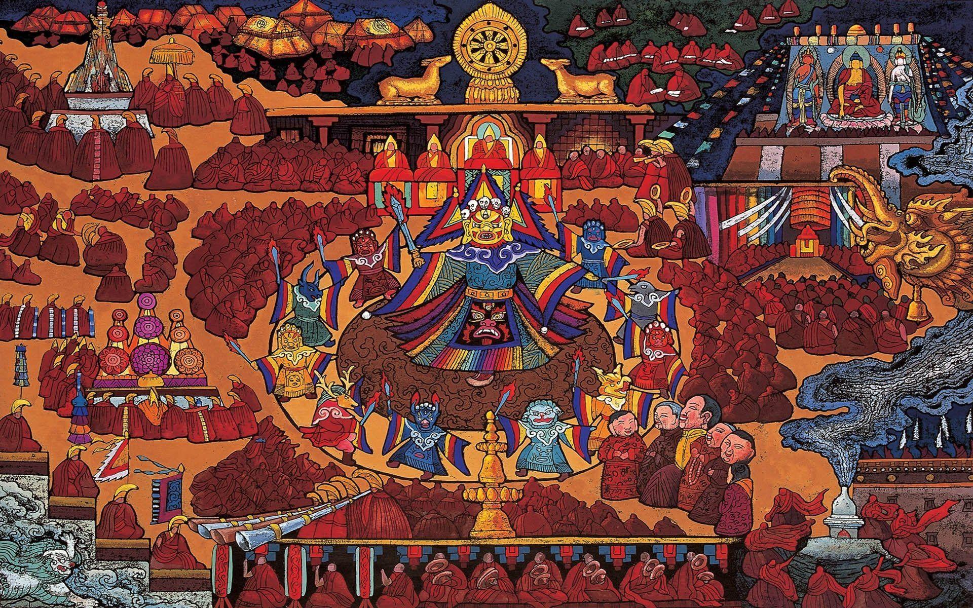 Dragons of Tibet Wallpaper 1920x1200