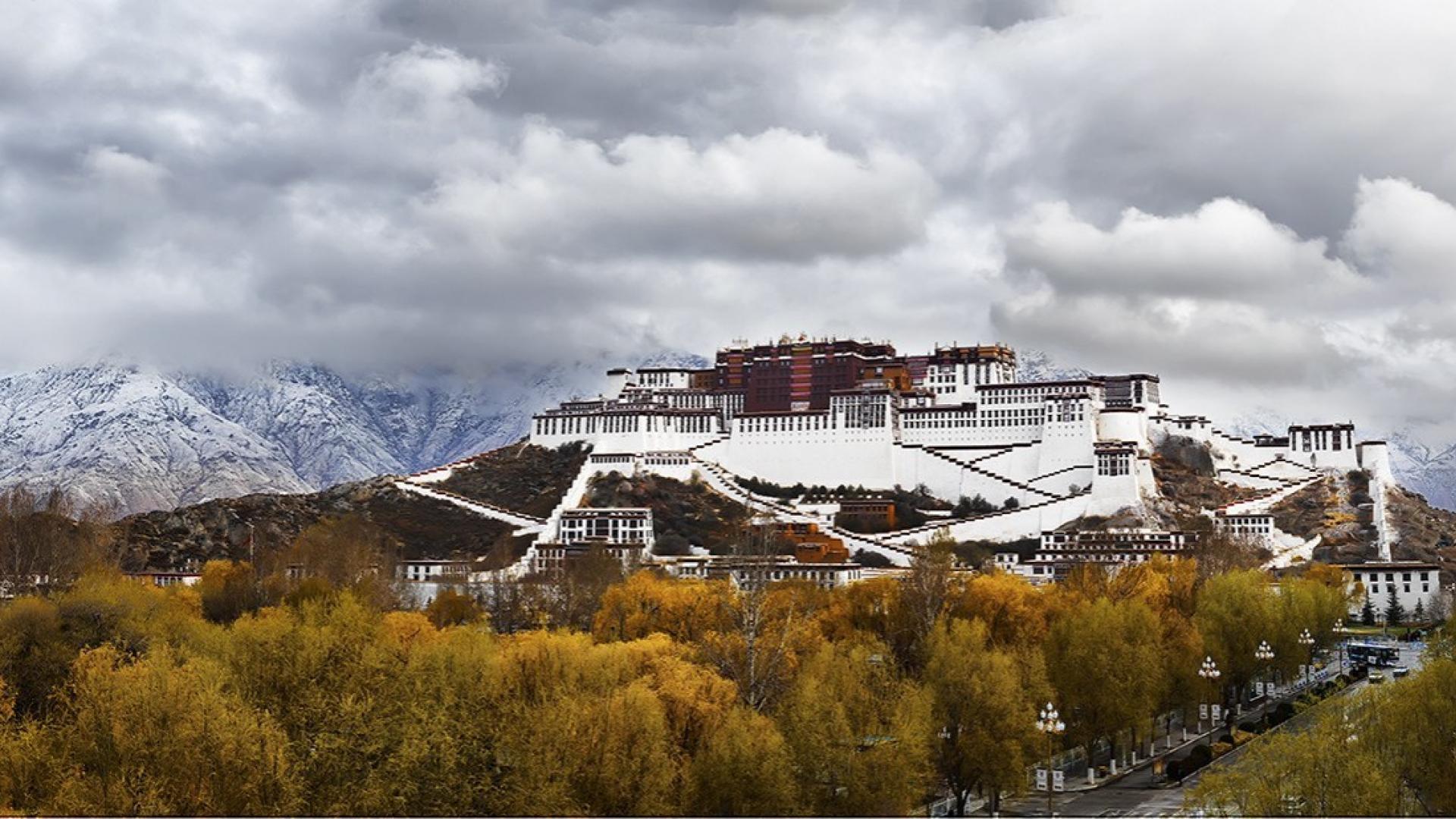 Tibet City Images for Background Wallpaper 1920x1080