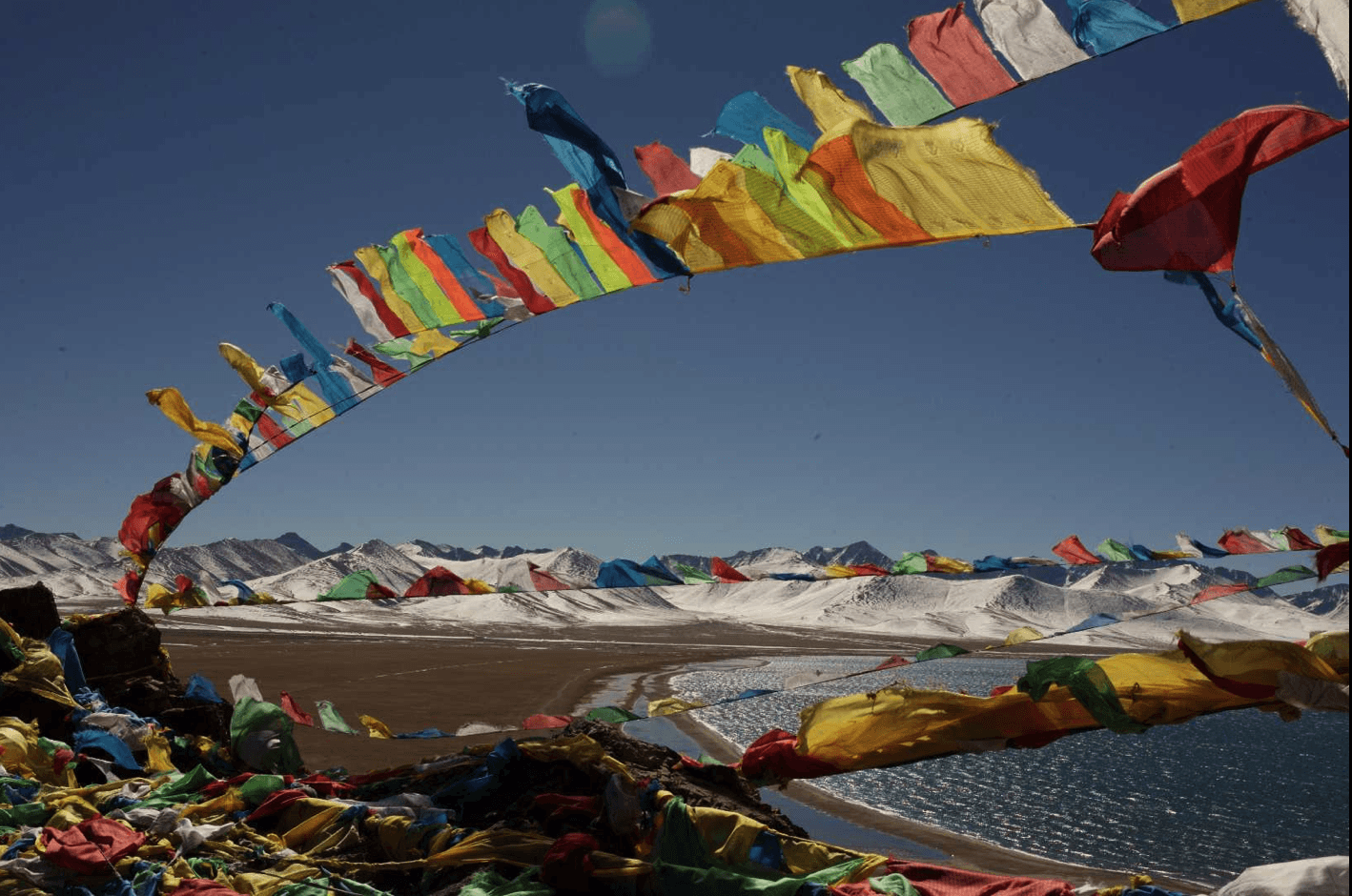 Tibet Flag Wallpaper 1418x940