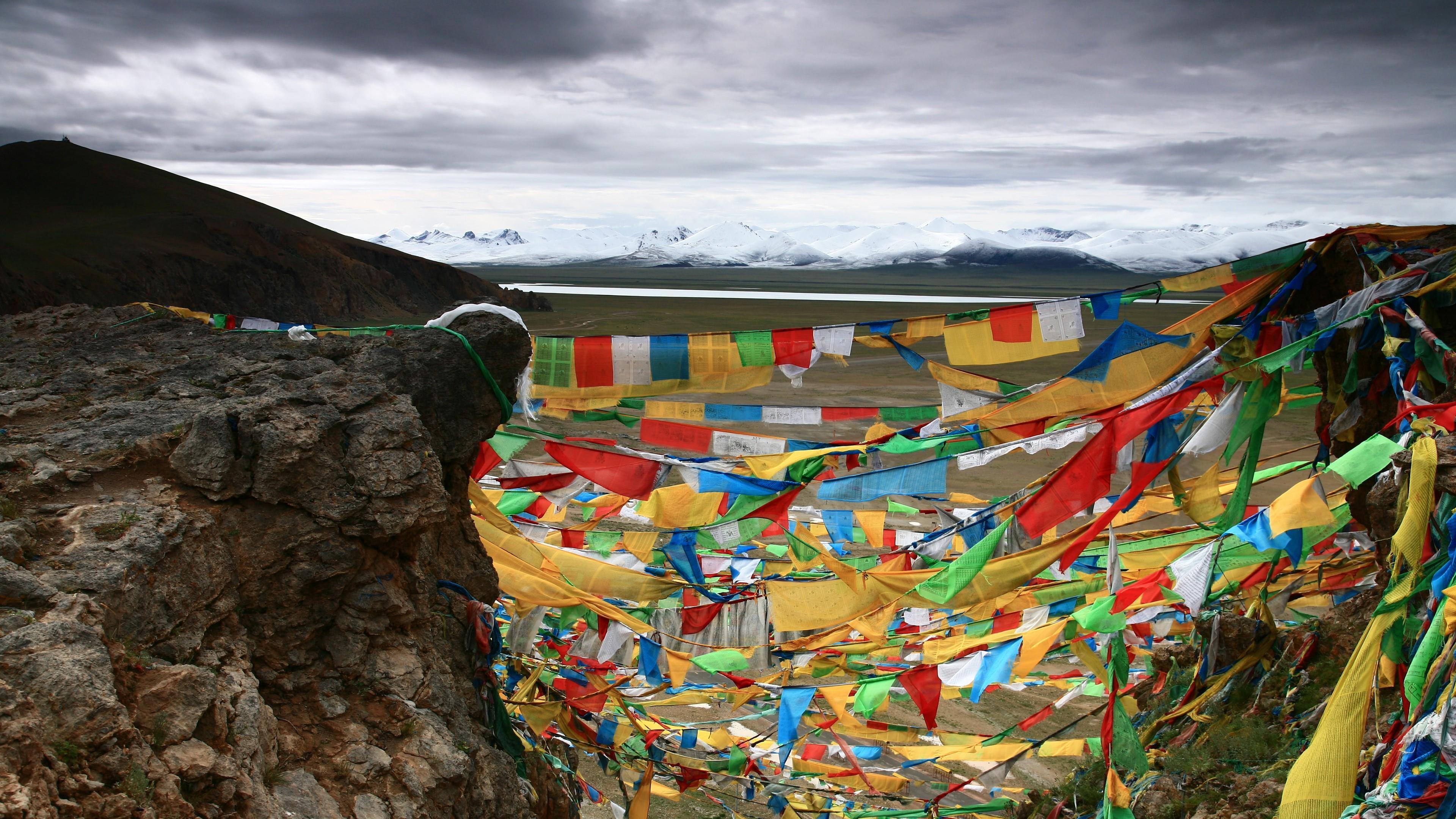 Tibet Prayer Flag Wallpaper 3840x2160