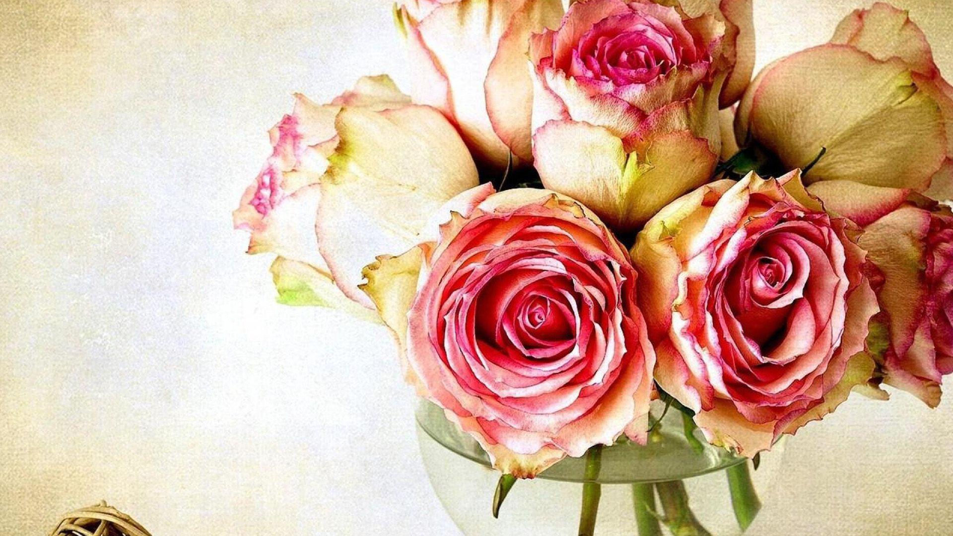 Rose Flower Wallpaper Vintage 1920x1080
