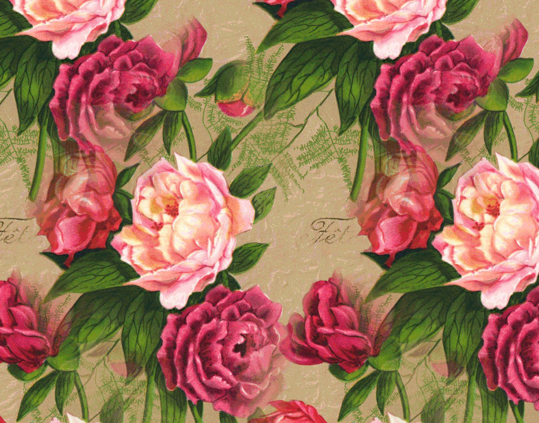 Rose Vintage Wallpaper Pinterest 1752x1378