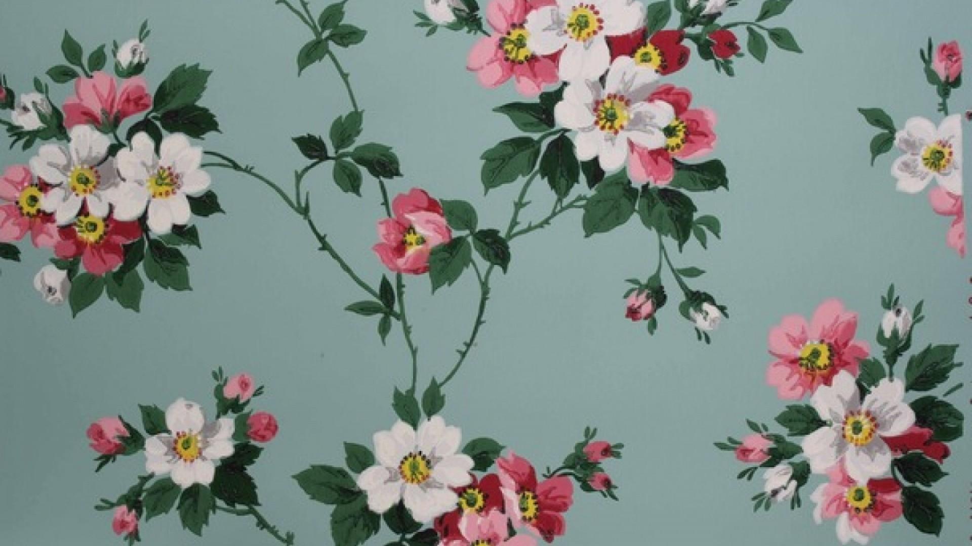 Vintage Pale Blue Rose Background Wallpaper 1920x1080