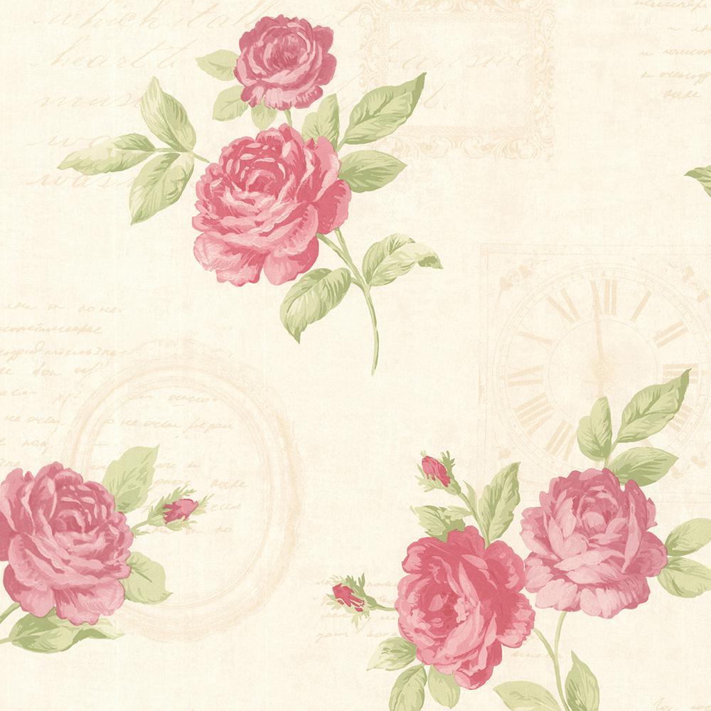 Vintage Rose Wallpaper Pattern 1000x1000