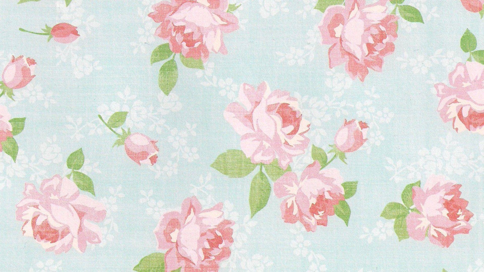 Wallpaper Flower Rose Vintage 1920x1080