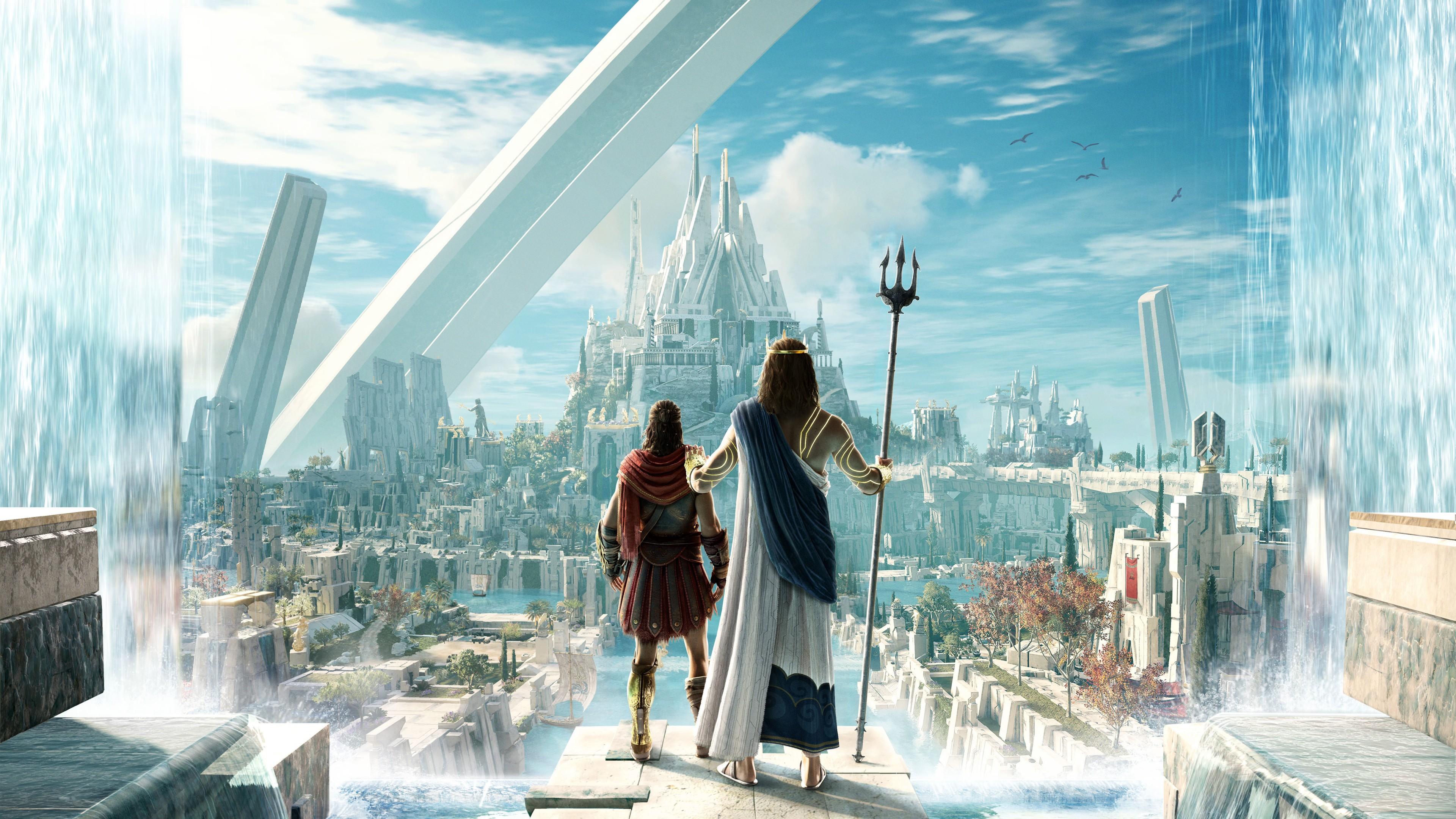 Assassins Creed Odyssey The Fate of Atlantis Desktop Wallpaper 3840x2160