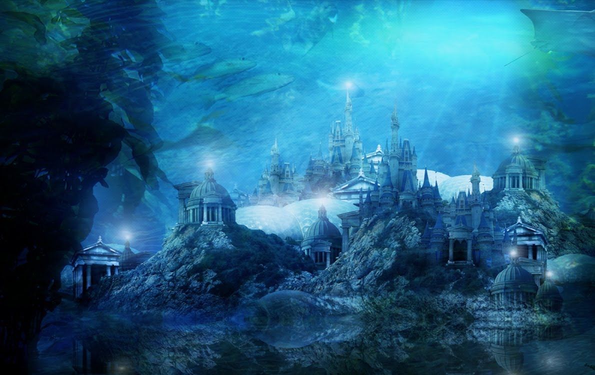 Underwater Atlantis Wallpaper 1190x750