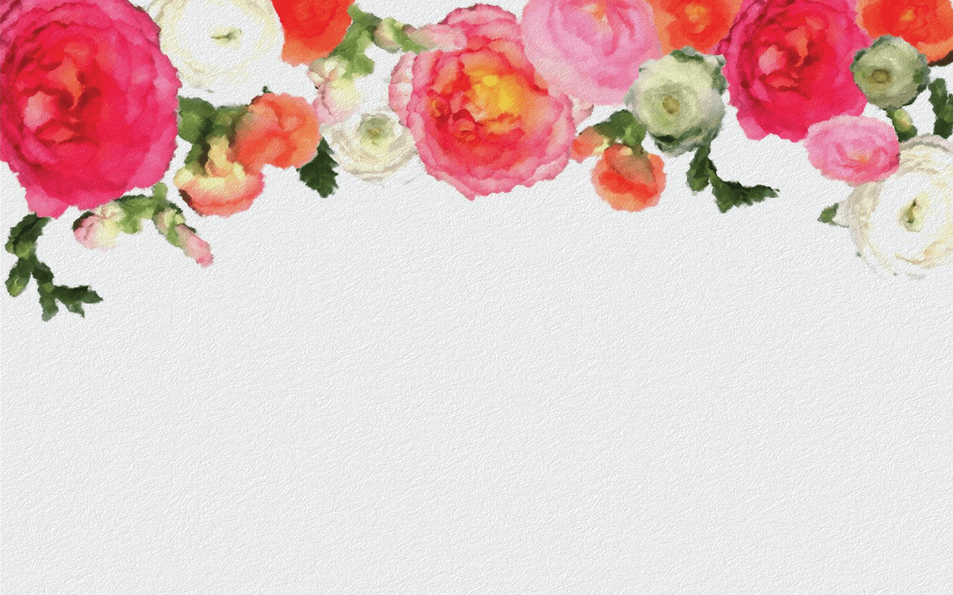 Wallpaper Floral Watercolor 1920x1200