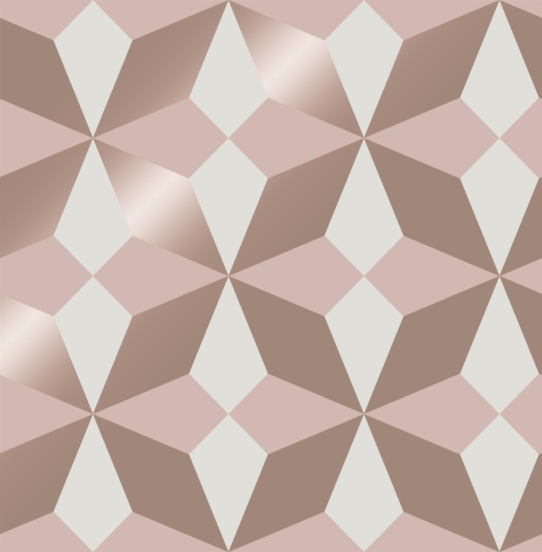 Red and White Geometric Wallpaper 1768x1800