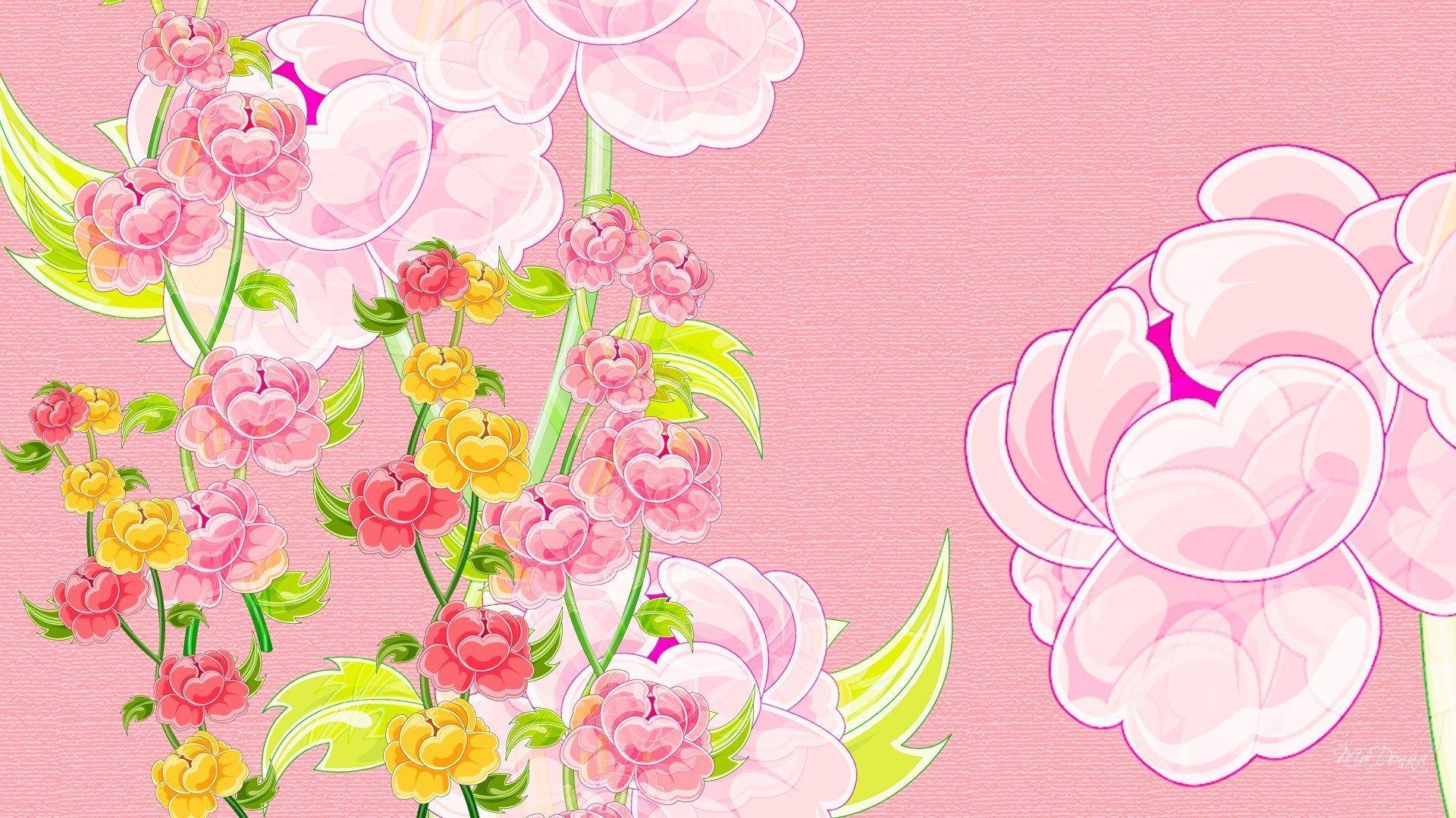 Abstract Floral Images 1920x1079