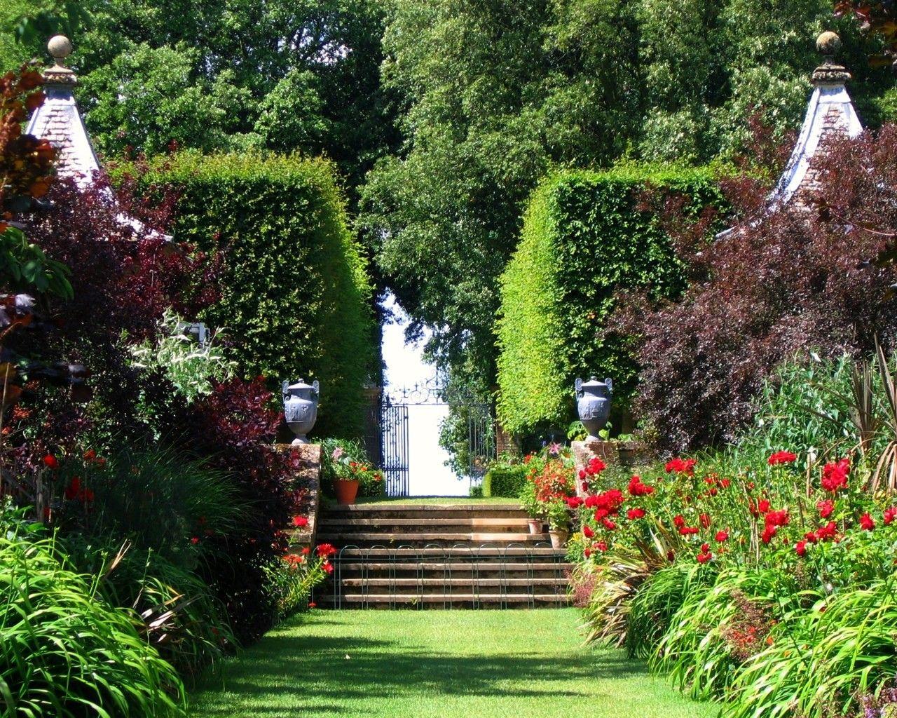 English garden wallpaper 1280x1024