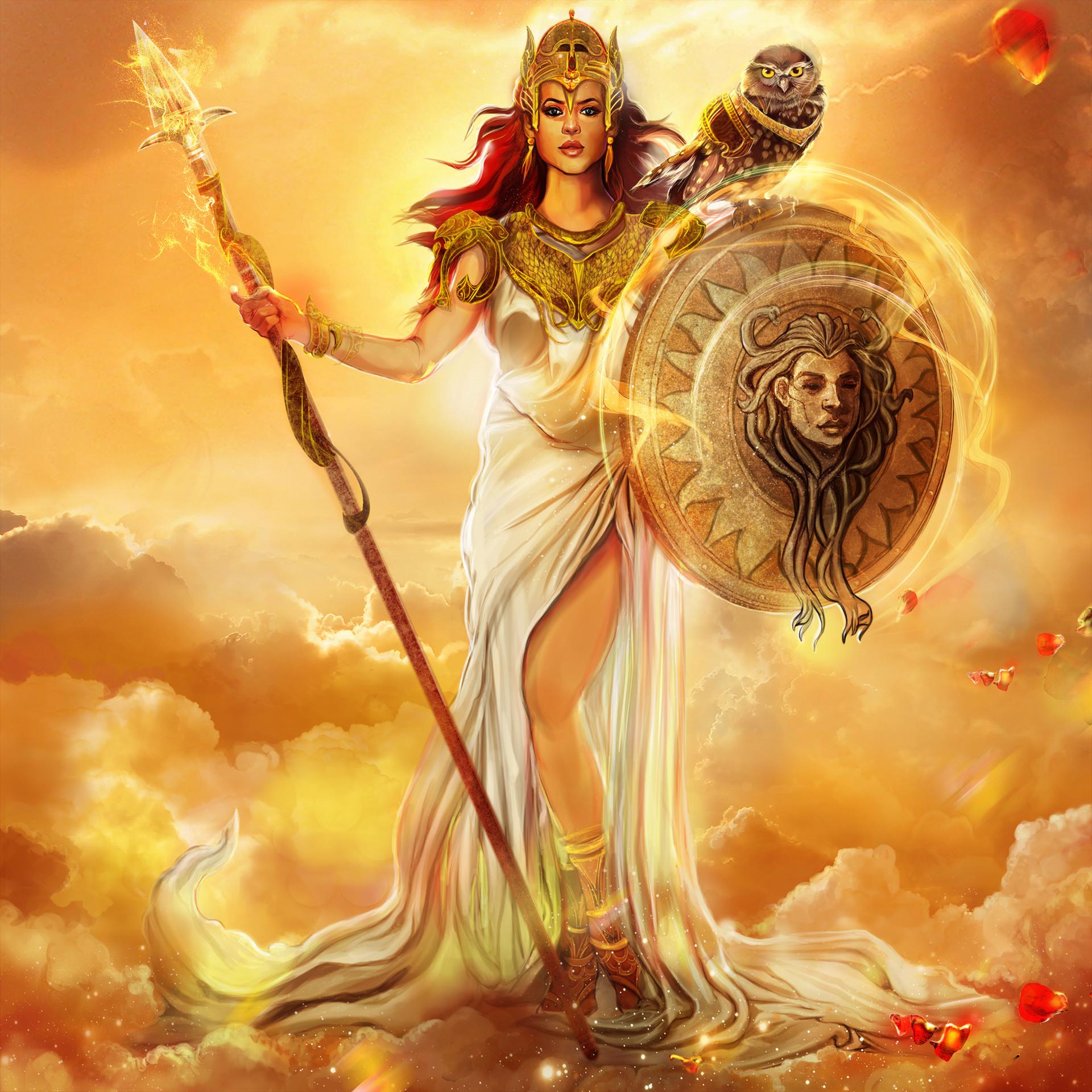 Athena Goddess Wallpaper 1920x1920