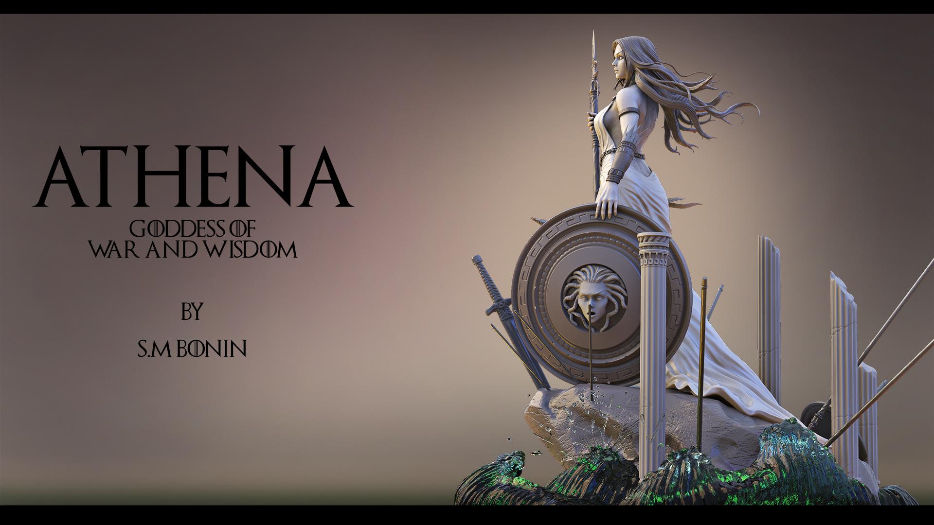 Athena Name Wallpaper 1920x1080