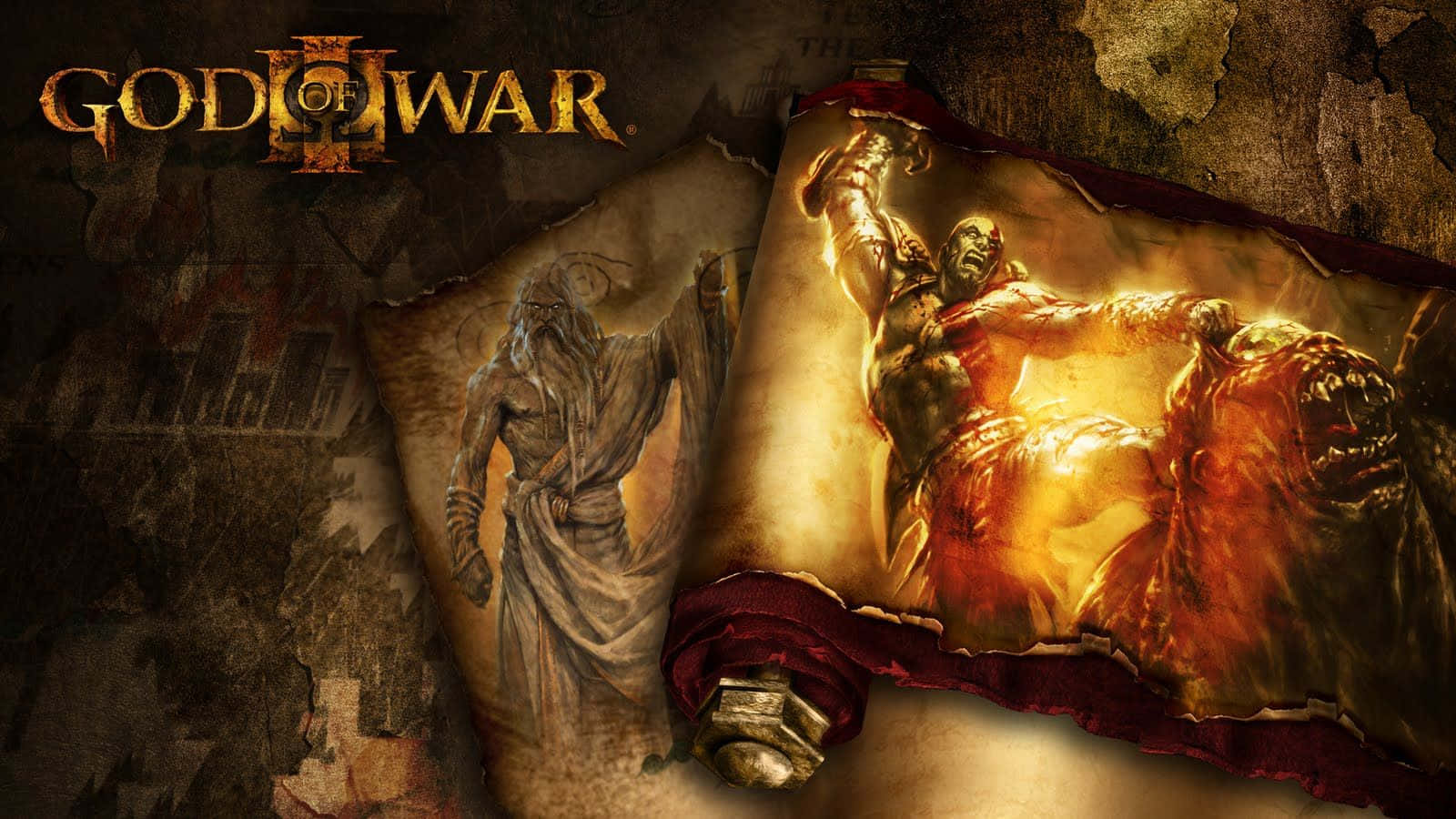God of War 4 Kratos and Athena Wallpaper 1600x900