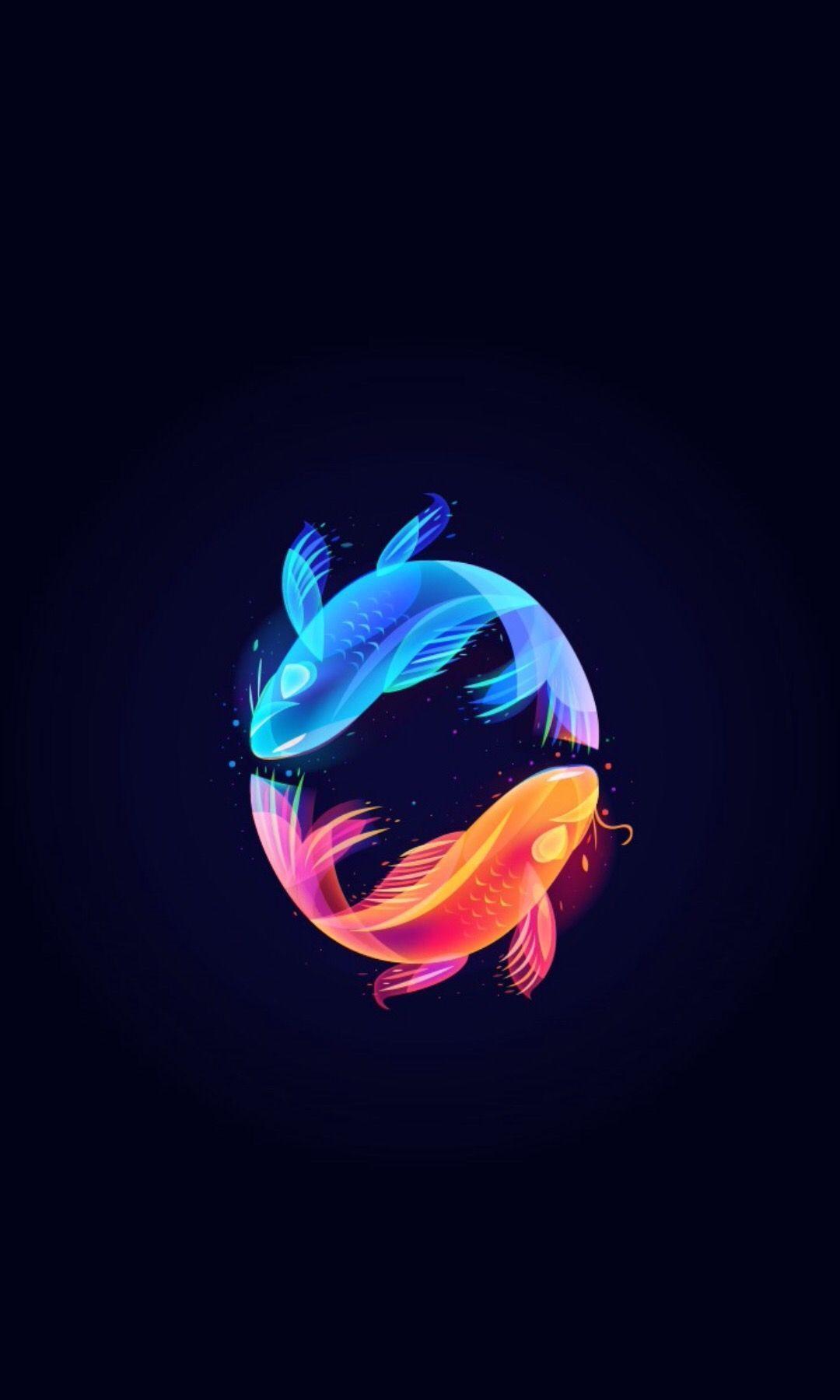 Blue Fish iPhone Wallpaper 1080x1800