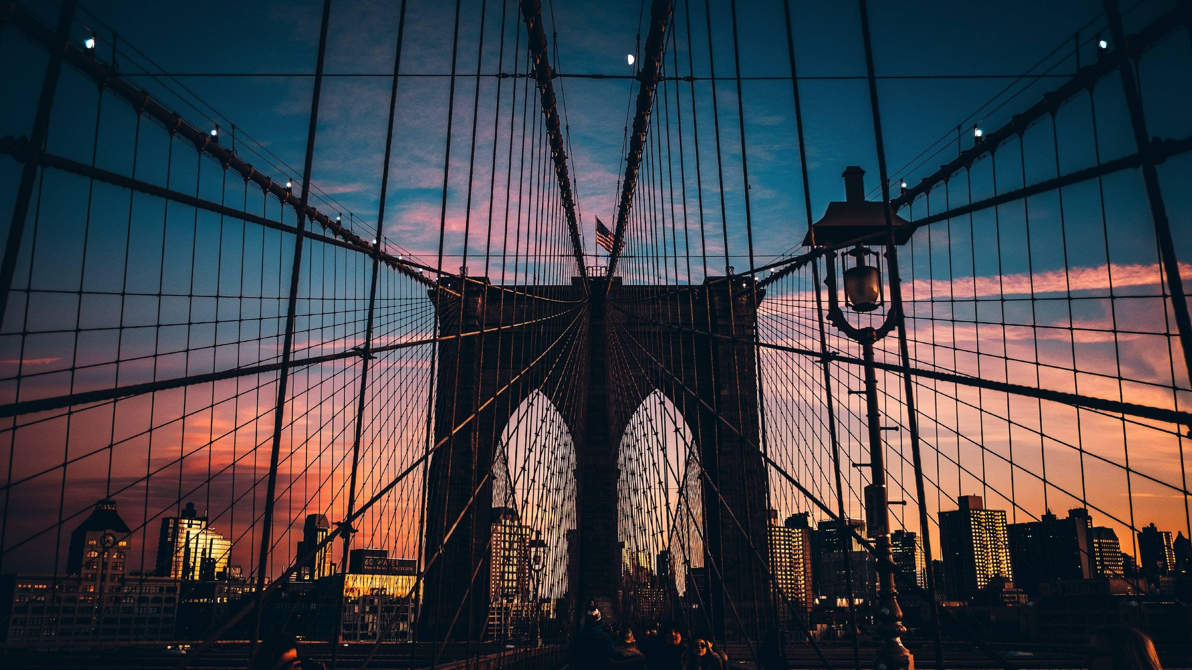 Free Brooklyn Bridge New York Wallpaper 4k 3840x2160