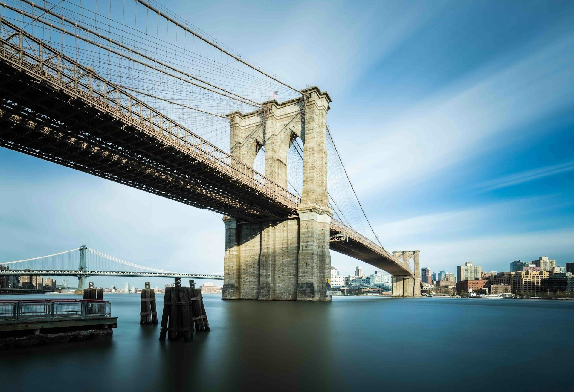 New York Bridge Background 4k 1920x1311