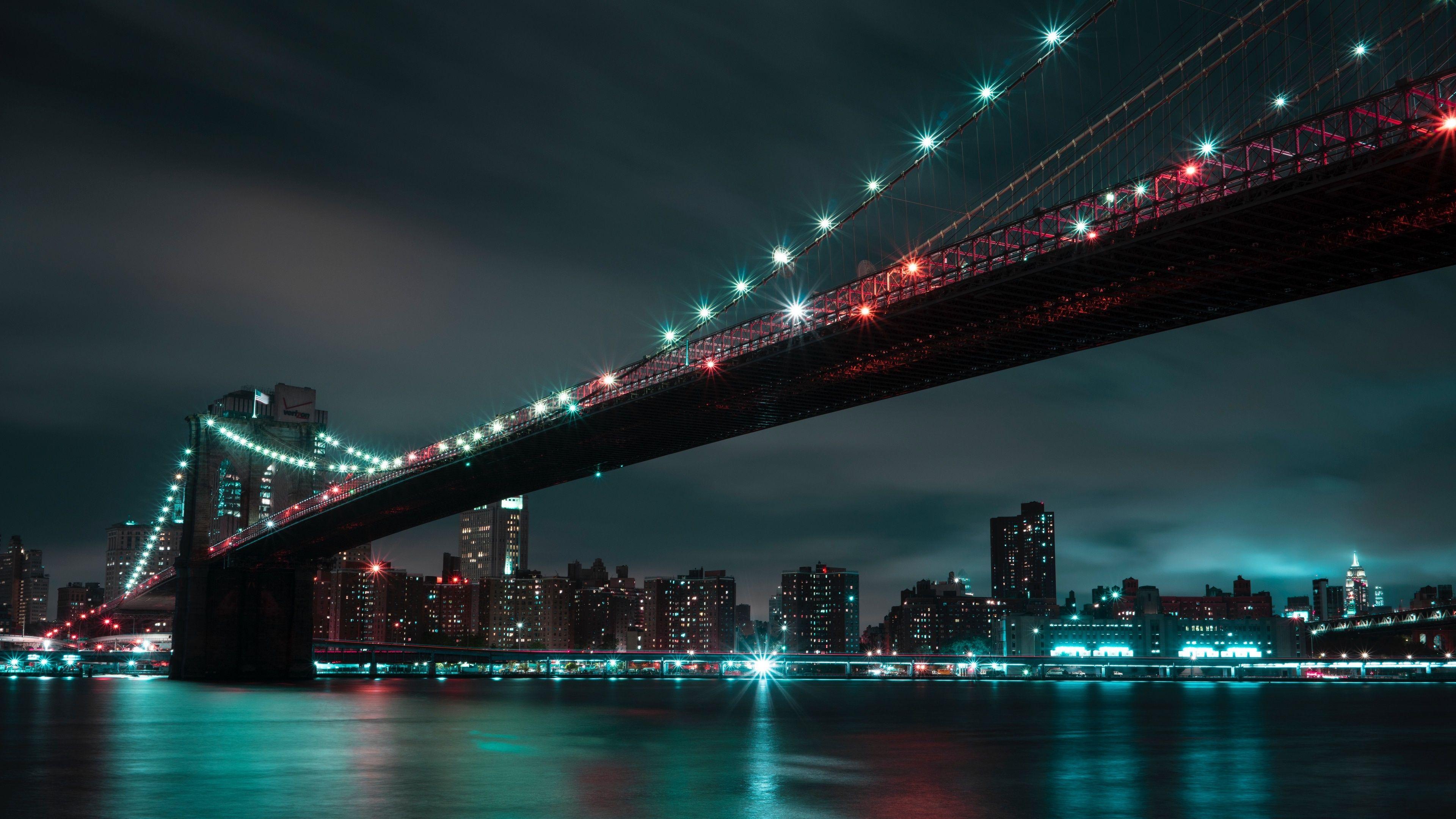 New York Bridge Wallpaper Free Download 3840x2160