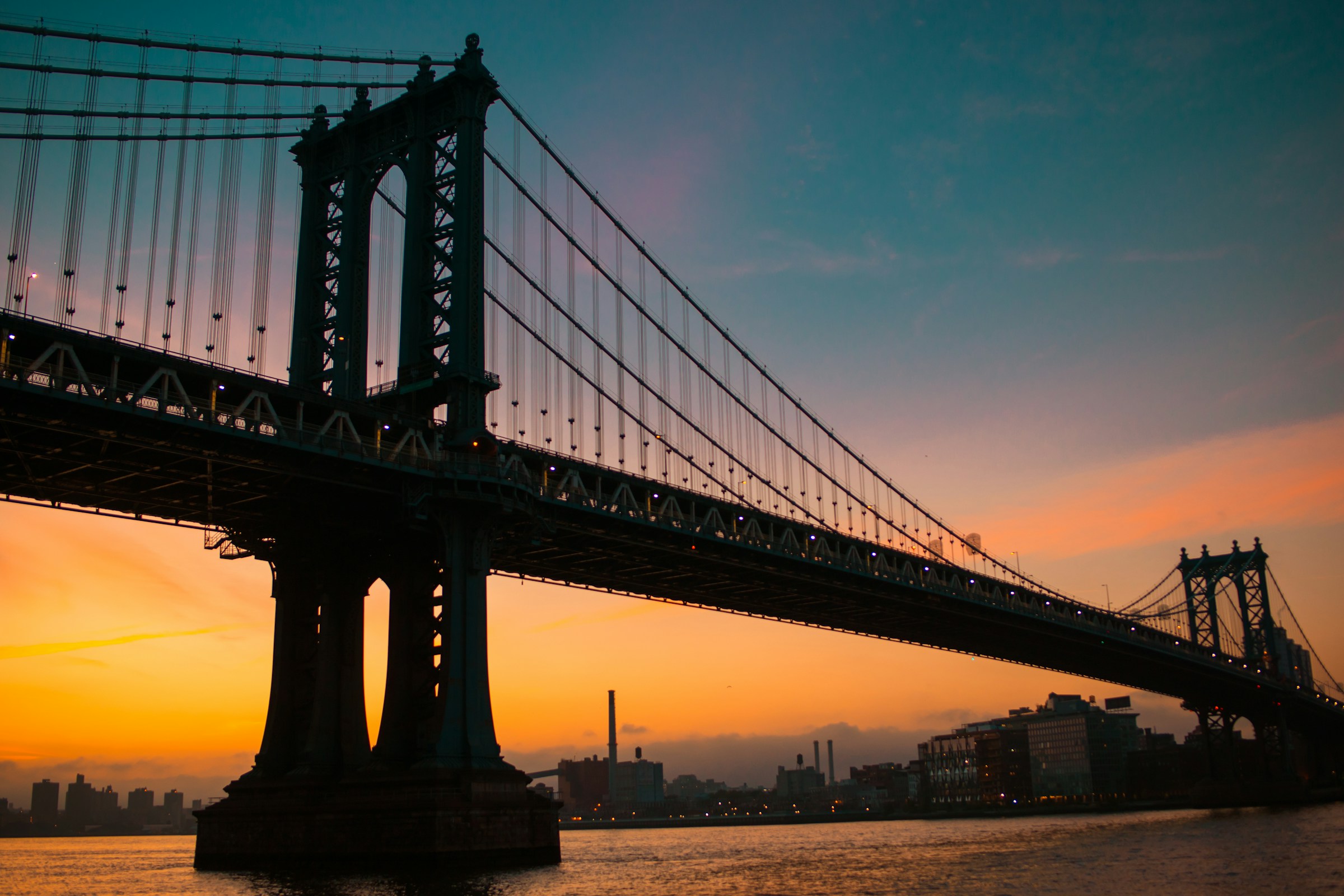 New York Brooklyn Bridge Wallpaper 2400x1600