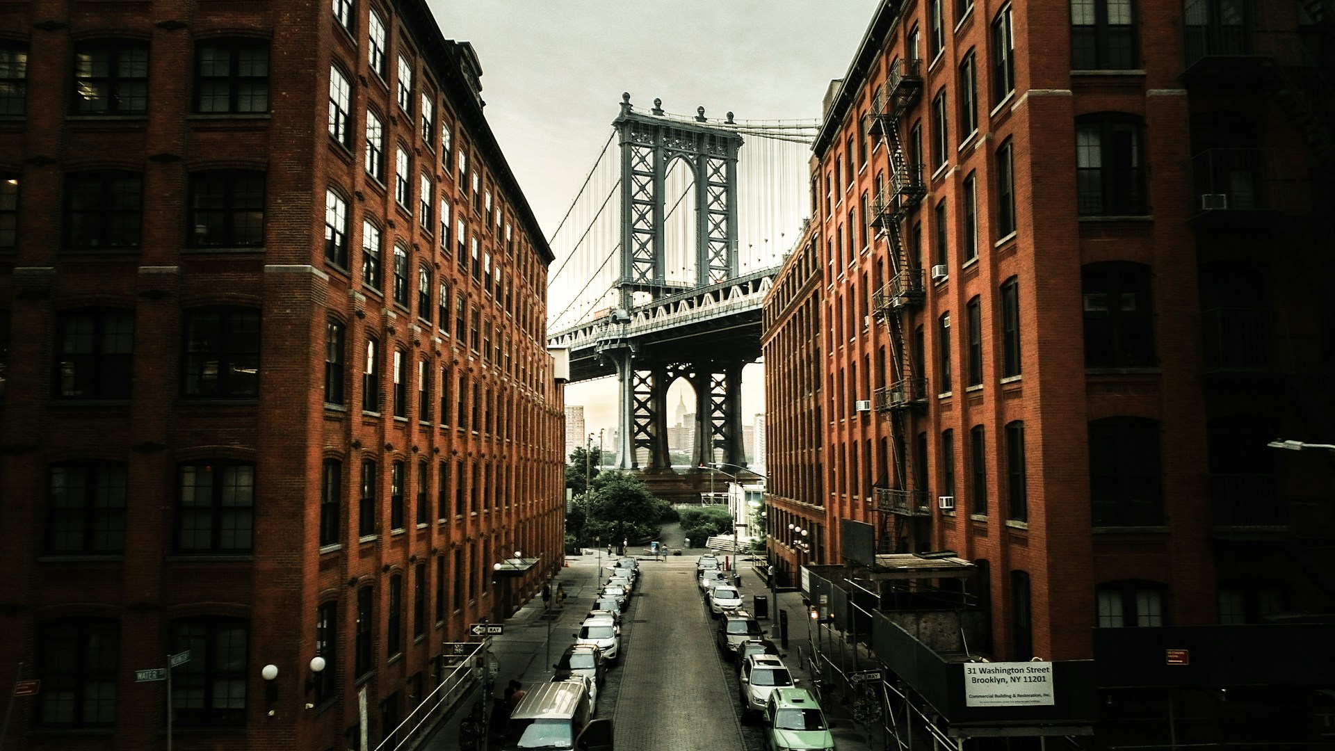 New York City Brooklyn Bridge Wallpaper 1920x1080