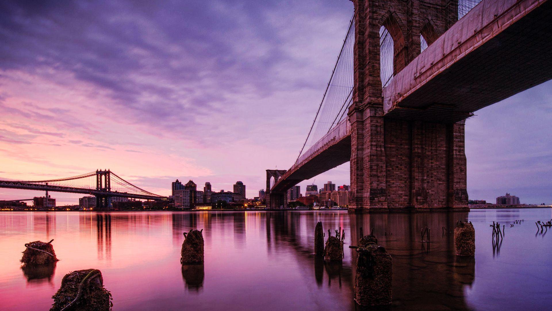 Pictures of Brooklyn Bridge New York for Wallpaper 1920x1080