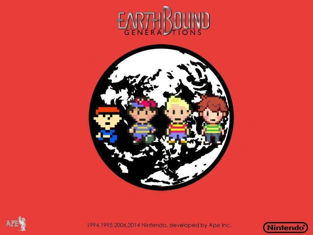 Earthbound Logo Wallpaper 1024x768