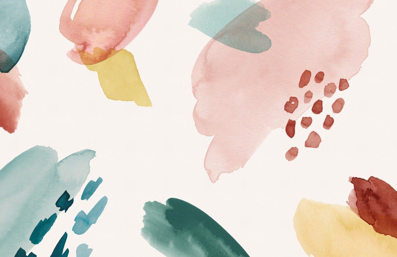 Matisse Watercolor Floral Wallpaper 1650x1070