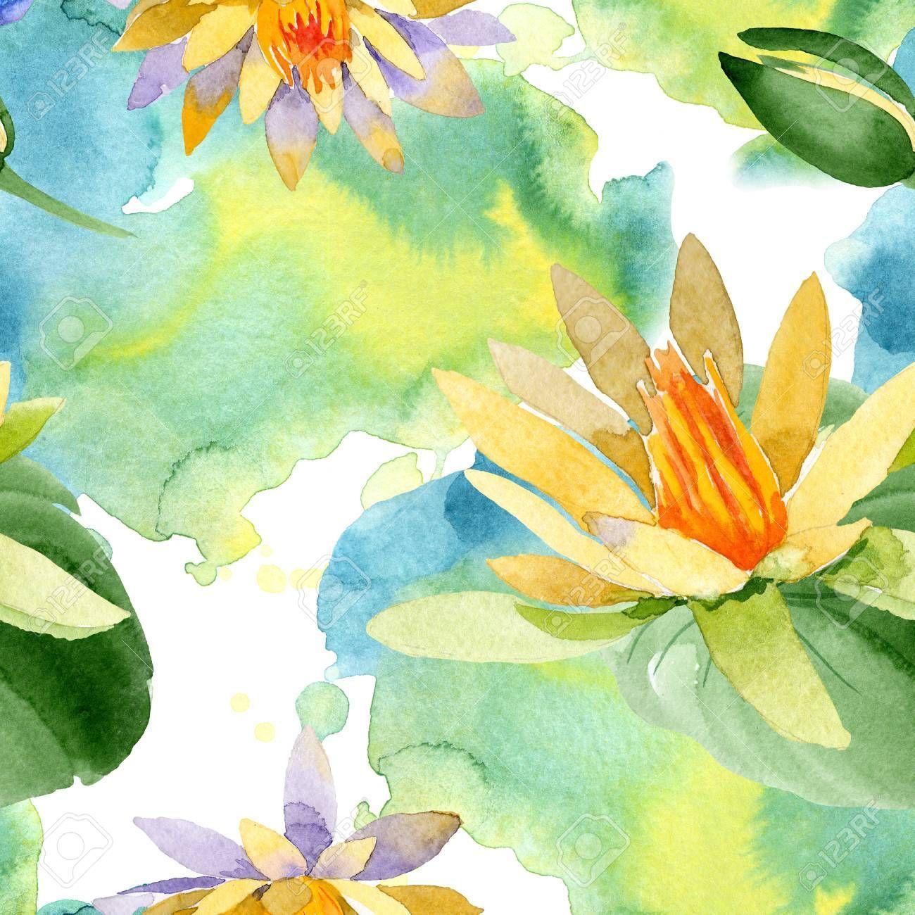 Watercolor Floral Wallpaper HD 1300x1300