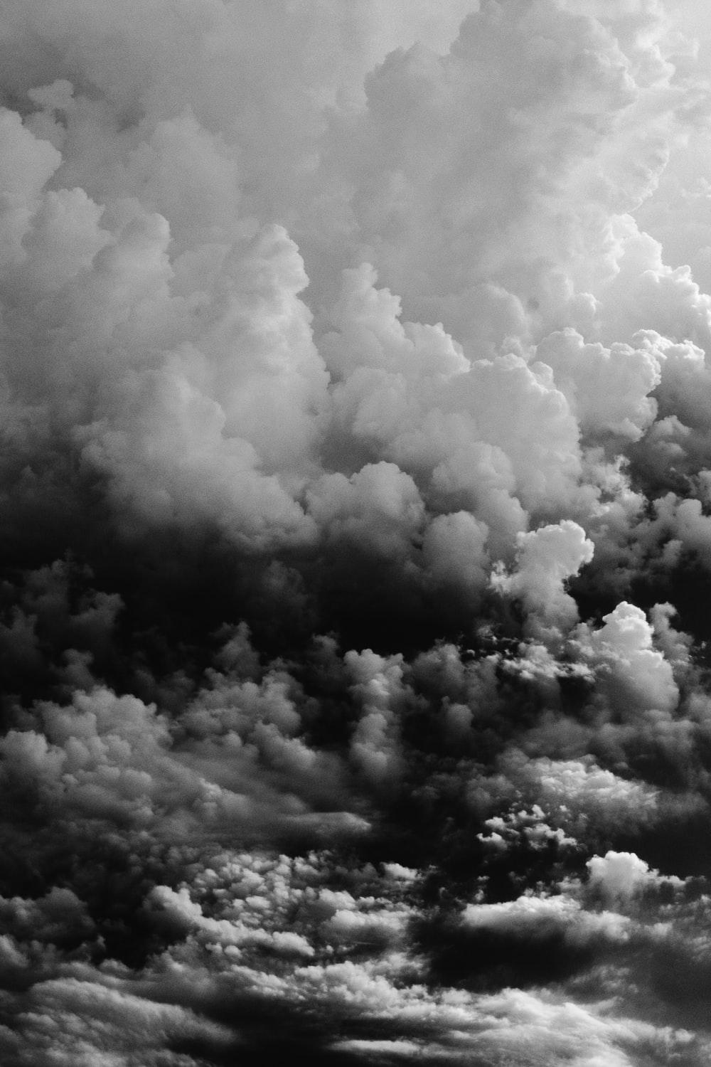 Grey Sky Clouds Wallpaper 1000x1500
