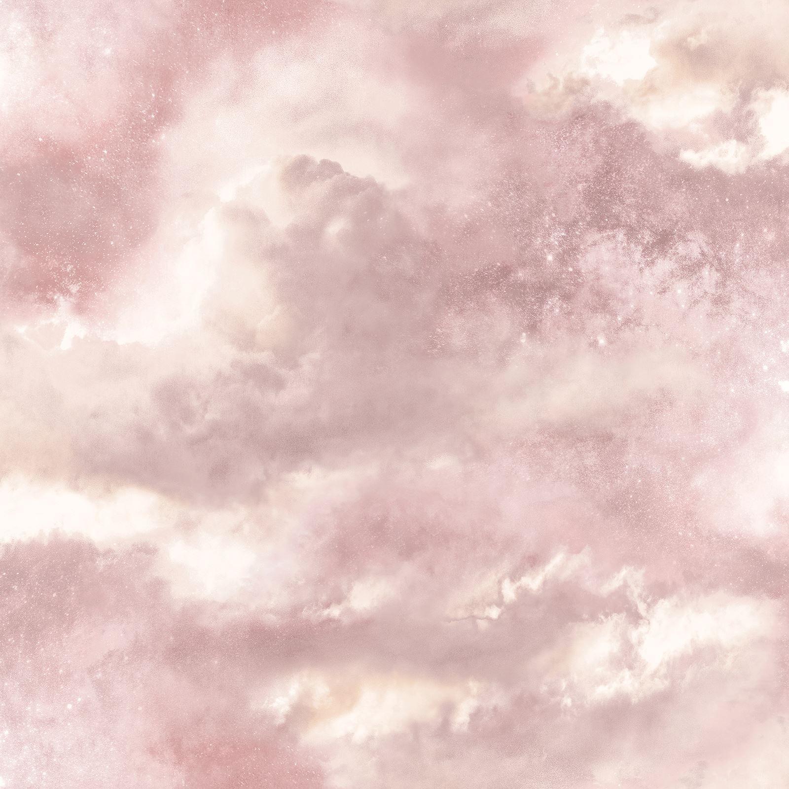 Pink and Grey Cloud Wallpaper 1600x1600