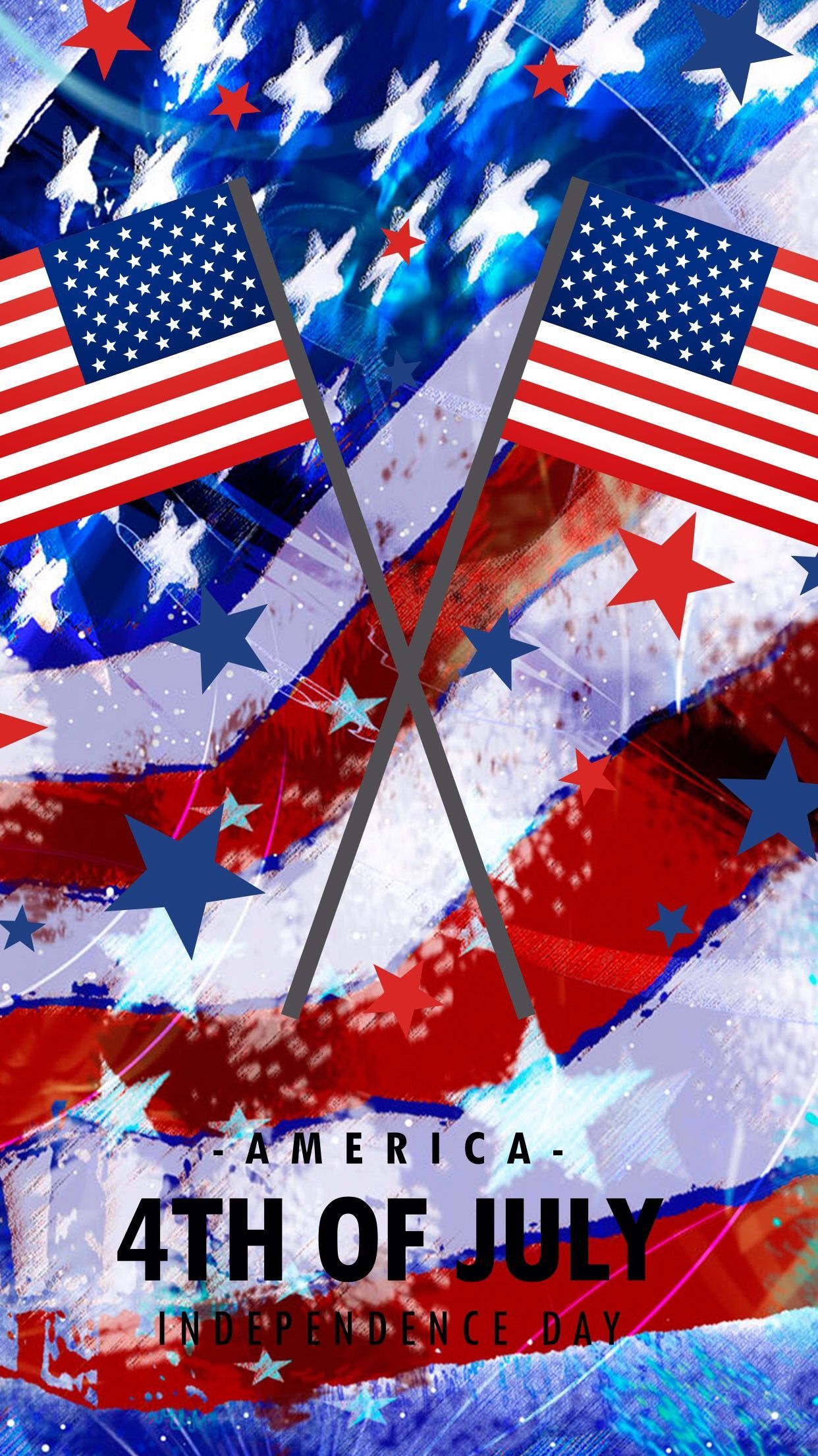 4th of July Wallpaper iPhone 1242x2208